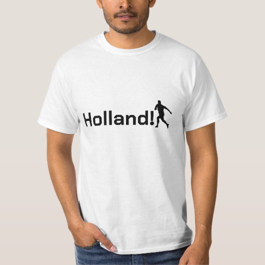 オランダ サッカー アスレチックスタイル カスタマイズ Tシャツ (正面)