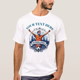 オランダ サッカー フットボール チーム サポーターズ Tシャツ