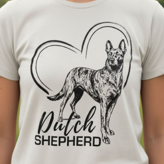 オランダ+シェパード -Hollandse+Herdershond トライブレンドTシャツ