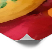 オランダ_シューズ_メリークリスマス ポスター (角)