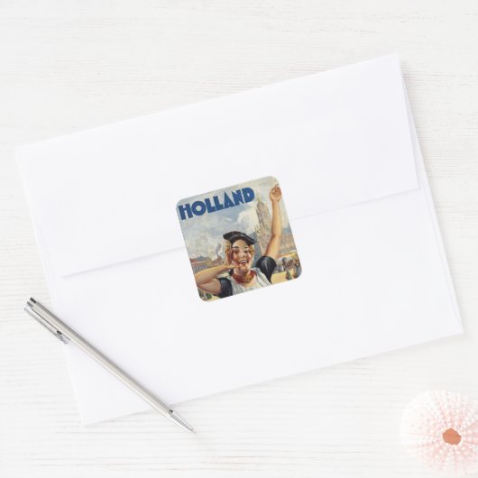 オランダ スクエアシール (封筒)