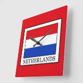 オランダ スクエア壁時計 (傾斜)