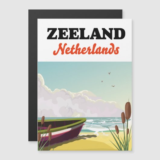 オランダ ゼーラント 海岸 旅行 ポスター (正面/裏面)