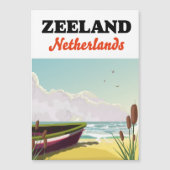 オランダ ゼーラント 海岸 旅行 ポスター (正面)