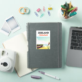 オランダ ゼーラント 海岸 旅行 ポスター シール (iPadカバー)
