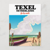 オランダ テセル島 旅行ポスター ポストカード (正面)