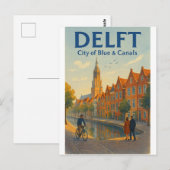オランダ デルフト 旅行 ポストカード (正面/裏面)