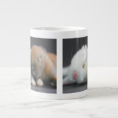 オランダ·ドワーフ·ウサギ ジャンボコーヒーマグカップ (正面)