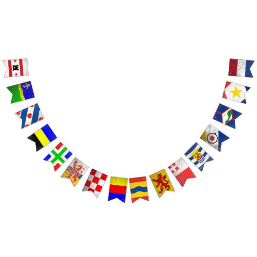 オランダ バンティングフラッグ (全)