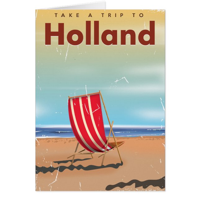 オランダ ビンテージ 旅行 ポスター (正面)
