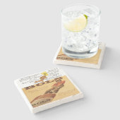 オランダ・ビール ストーンコースター (横)