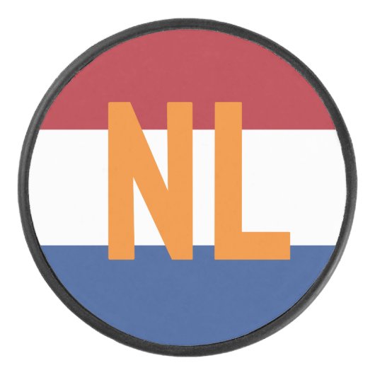 オランダ – フラグ/ NL アイスホッケーパック (正面)