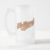 オランダ フロストグラスビールジョッキ (左)