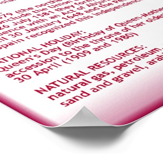 オランダ ポスター (角)