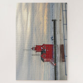 オランダ・ミシガンでビッグレッドとして知られる灯台 ジグソーパズル (縦)