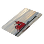 オランダ・ミシガンでビッグレッドとして知られる灯台 マグネット (左側)