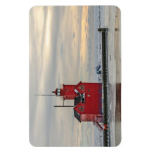 オランダ・ミシガンでビッグレッドとして知られる灯台