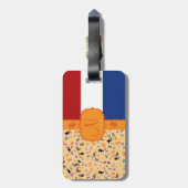 オランダ-モノグラムのための愛 ラゲッジタグ (裏面縦)