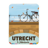 オランダ ユトレヒト 旅行ポスター マグネット (縦)