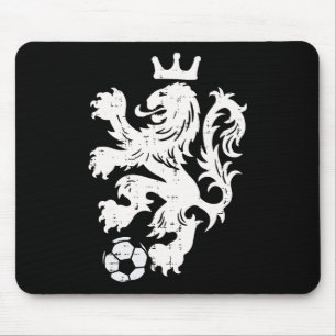 オランダ ライオン オランダ オレンジ サッカー ファン メンズ レディース マウスパッド
