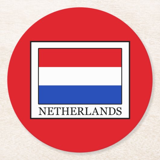 オランダ ラウンドペーパーコースター (正面)