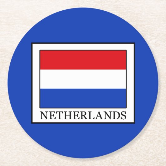 オランダ ラウンドペーパーコースター (正面)