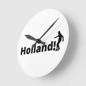 オランダ ラウンド壁時計 (傾斜)