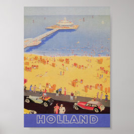 オランダ・ヴィンテージ旅行ポスター ポスター