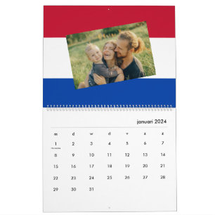 オランダ 写真の追加2025 Hollandフラグ カレンダー