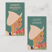 オランダ 名刺 (正面/裏面)