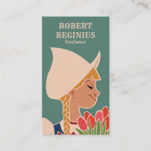 オランダ 名刺 (正面)