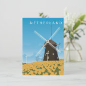 オランダ 旅行 アート 招待状 (スタンド正面)
