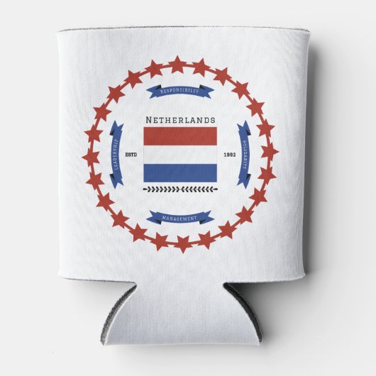 オランダ 缶クーラー (正面)