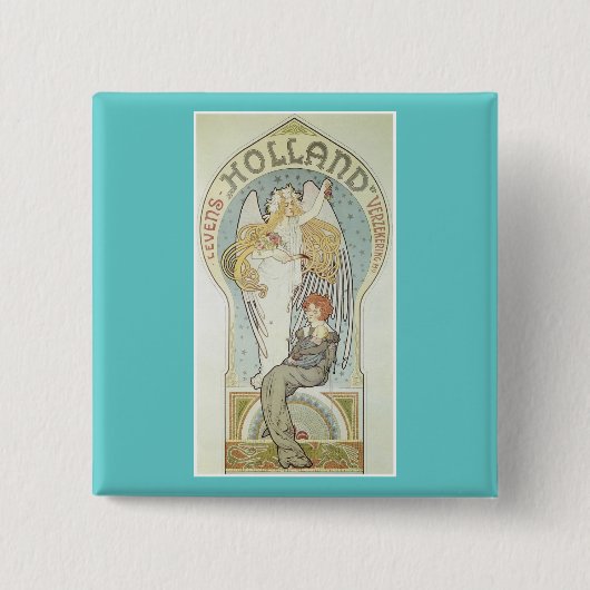 オランダ 缶バッジ (正面)