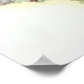 オランダ、識別機能を示すマップ ポスター (角)