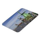 オランダ，風車， Zaanse Schans,オランダ2 マグネット (左側)