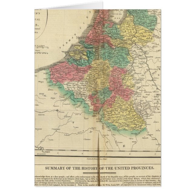 オランダ、Beligium Atlasの地図 (正面)