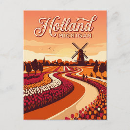 オランダ USA ポストカード