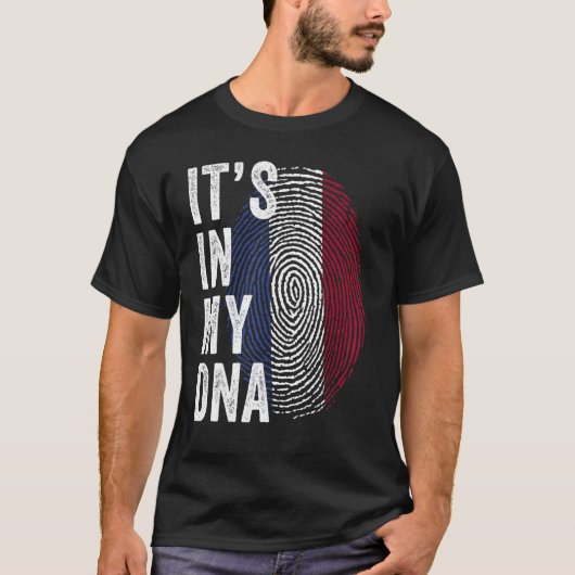 オランダDNAオランダ指紋穴 Tシャツ (正面)