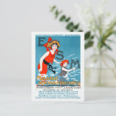 オランダESMアムステルダムハーレムヴィンテージポスター ポストカード (スタンド正面)