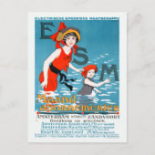 オランダESMアムステルダムハーレムヴィンテージポスター ポストカード (正面)