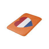 オランダHeartflag on Orange bmcnt バスマット (アングル)