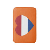 オランダHeartflag on Orange bmcnt バスマット (正面縦)