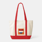 オランダHeartflag on Orange itcnt トートバッグ (裏面)