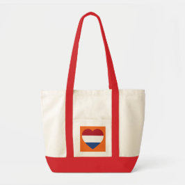 オランダHeartflag on Orange itcnt トートバッグ
