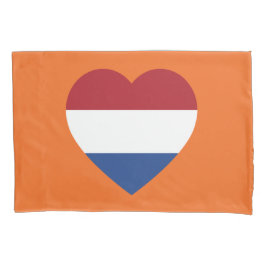オランダHeartflag on Orange pccnt 枕カバー