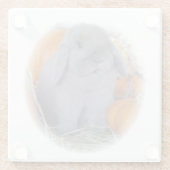 オランダLOPのバニー ガラスコースター (裏面)