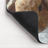 オランダLOPの耳付つきのウサギ マウスパッド (コーナー)