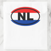 オランダNLヨーロッパ 楕円形シール (バッグ)