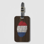 オランダtouch指紋フラグ ラゲッジタグ (正面縦)
